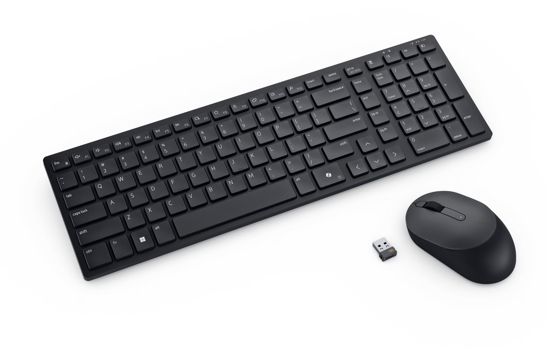 Dell Pro Compact Silent Keyboard and Mouse - KM555 -International English