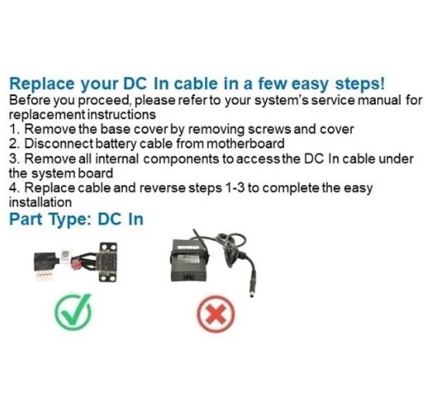Dell DC Input Cable