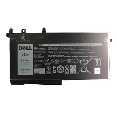 Dell 3-cell 51 Wh Lithium Ion Replacement Battery for Select Laptops
