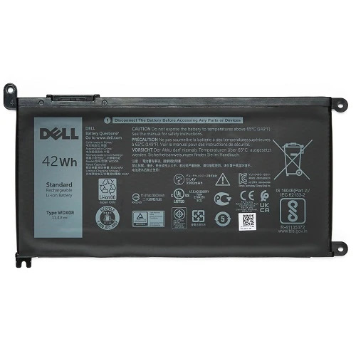 Dell 3-cell 42 Wh Lithium Ion Replacement Battery for Select Laptops