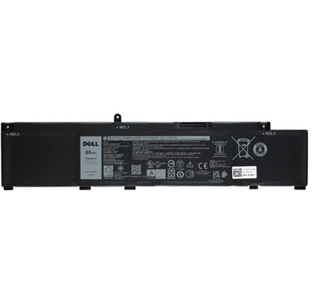 Dell 4-cell 68 Wh Lithium Ion Replacement Battery for Select Laptops