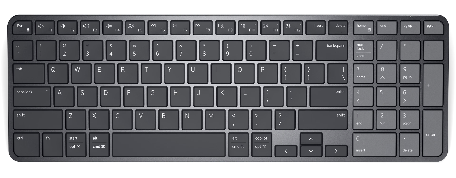 Dell Pro 7 Rechargeable Compact Keyboard International English - KB746